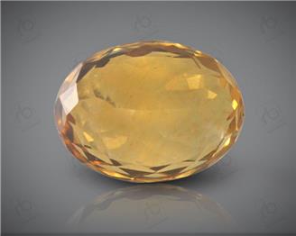 Yellow Citrine Natural Certified  5.68 CTS-8442